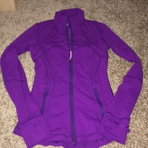 purple lululemon jacket.